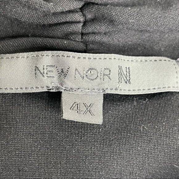 SIZE 4x Addition Elle New Noir Black Bolero with Sheer Sleeves - Picture 5 of 6